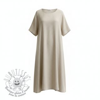 Viscose lin PREMIUM sand