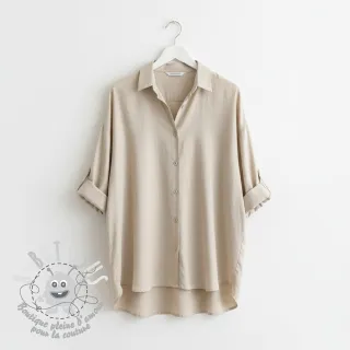 Viscose lin PREMIUM sand