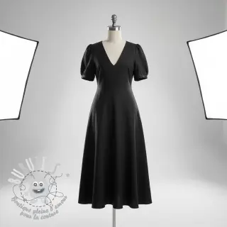 Viscose lin PREMIUM black