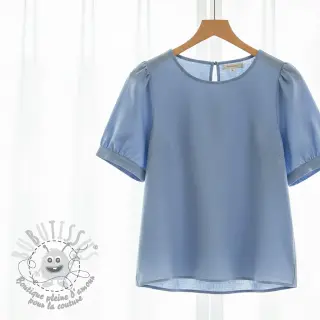 Viscose lin PREMIUM old blue