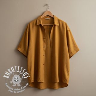 Viscose lin PREMIUM ochre
