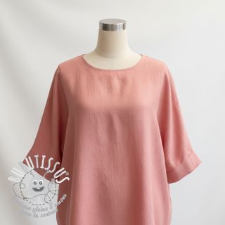 Viscose lin PREMIUM coral