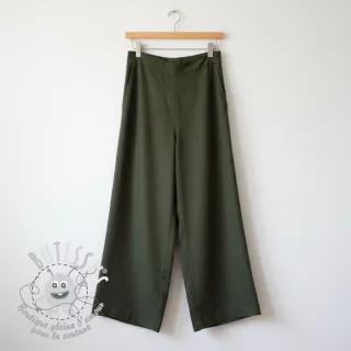 Viscose lin PREMIUM army
