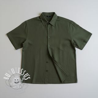 Viscose lin PREMIUM army