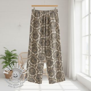 Viscose lin Lizzy flowy grey