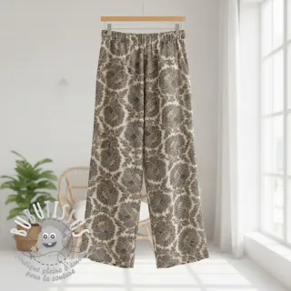 Viscose lin Lizzy flowy grey