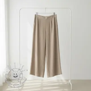 Viscose lin CRINCLE sand