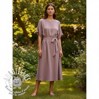 Viscose lin CRINCLE old blush