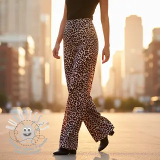 Viscose SATIN Animal skin digital print