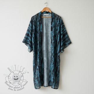 Viscose RADIANCE Imagine blue digital print