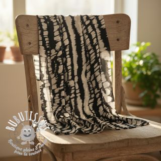 Viscose RADIANCE Imagine black digital print