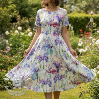 Viscose RADIANCE Flower Tara digital print