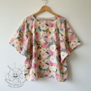 Viscose RADIANCE Flower Dali digital print