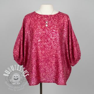 Viscose RADIANCE Moana dark red digital print