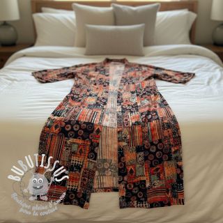 Viscose RADIANCE Patchwork geometric digital print