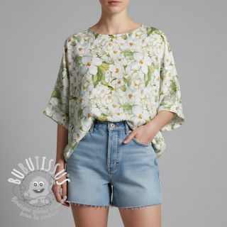 Viscose RADIANCE Francesca flowers digital print