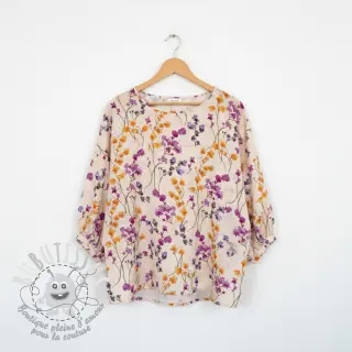 Viscose RADIANCE Ephora flowers digital print