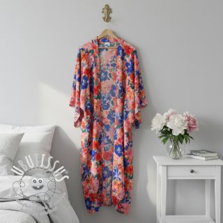 Viscose RADIANCE Cornelia flowers pink digital print