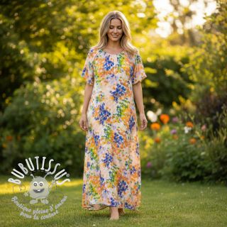 Viscose RADIANCE Danaan yellow digital print