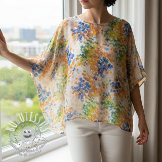 Viscose RADIANCE Danaan yellow digital print