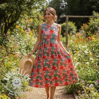 Viscose RAYON POPLIN Knitted design D digital print