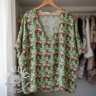 Viscose RAYON POPLIN Knitted design E digital print