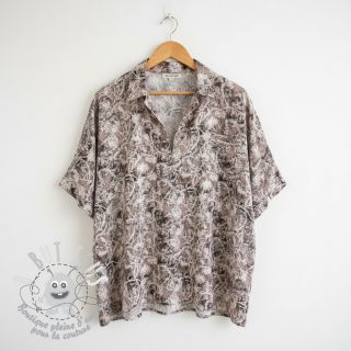 Viscose RAYON POPLIN Pattern design G digital print