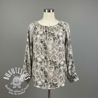 Viscose RAYON POPLIN Pattern design F digital print