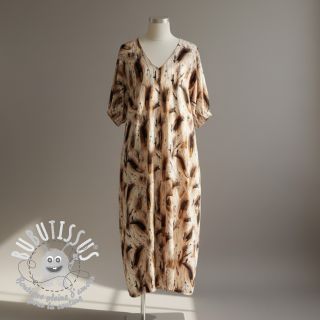 Viscose RAYON POPLIN Diverse graphics design F digital print