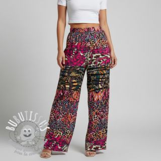 Viscose Dimulti red digital print