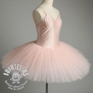Tulle pour jupe tutu ROYAL MULTI FOIL rose