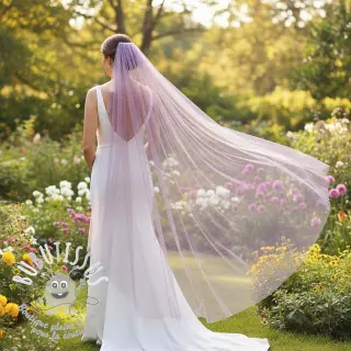 Tulle pour jupe tutu ROYAL SPARKLE dark lilac gold