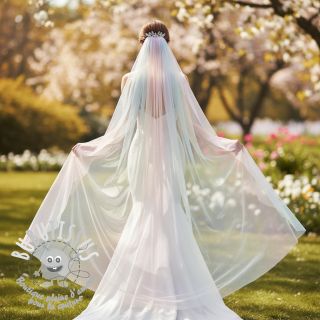 Tulle pour jupe tutu ROYAL Rainbow soft multicolor