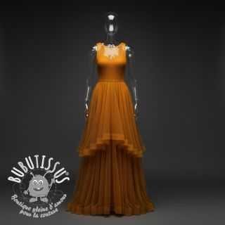 Tulle pour jupe tutu ochre 160 cm