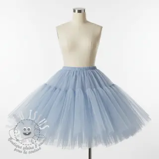 Tulle pour jupe tutu baby blue 160 cm