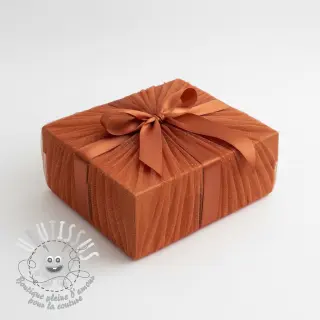 Tulle pour jupe tutu ROYAL SPARKLE rust gold