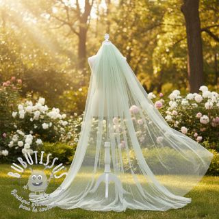 Tulle pour jupe tutu ROYAL SPARKLE mint gold