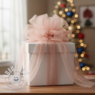 Tulle pour jupe tutu ROYAL SPARKLE rose gold