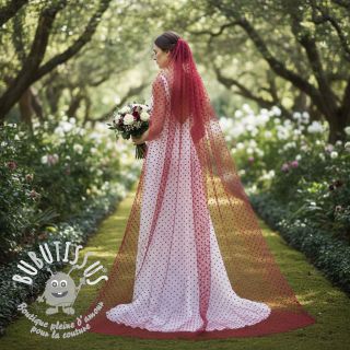 Tulle pour jupe tutu SPOT bordeaux