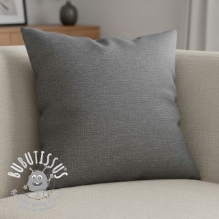 Tissu mélange lin et cotton Lico black