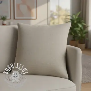 Tissu mélange lin et cotton Lico beige