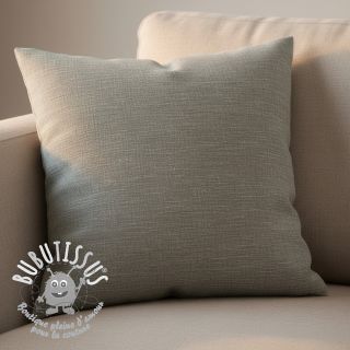 Tissu mélange lin et cotton Lico camo green