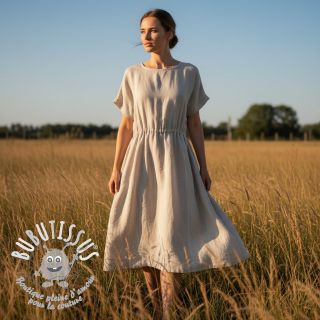 Tissu mélange lin et cotton Lico naturals