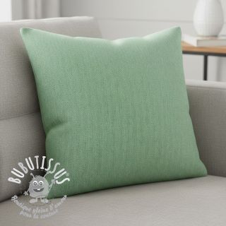 Tissu mélange lin et cotton Fishbone green