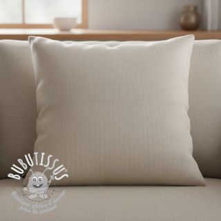 Tissu mélange lin et cotton Fishbone natural