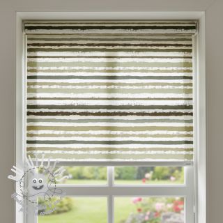 Tissu coton Big stripes Snoozy taupe