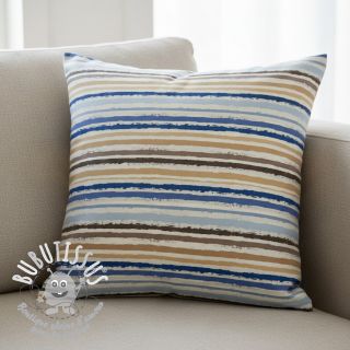 Tissu coton Small stripes Snoozy old blue