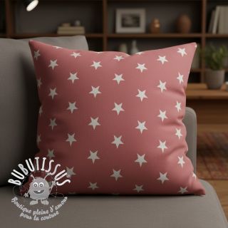 Tissu coton Stars blush