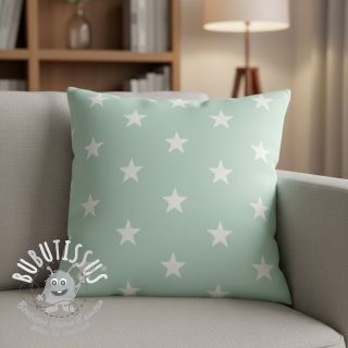 Tissu coton Stars mint