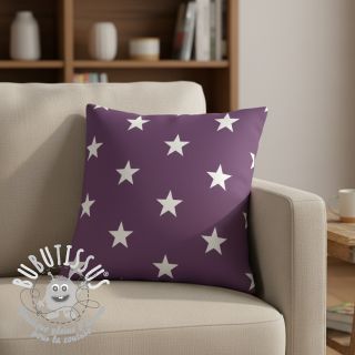 Tissu coton Stars purple